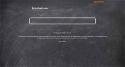 Desktop Screenshot of bytesland.com